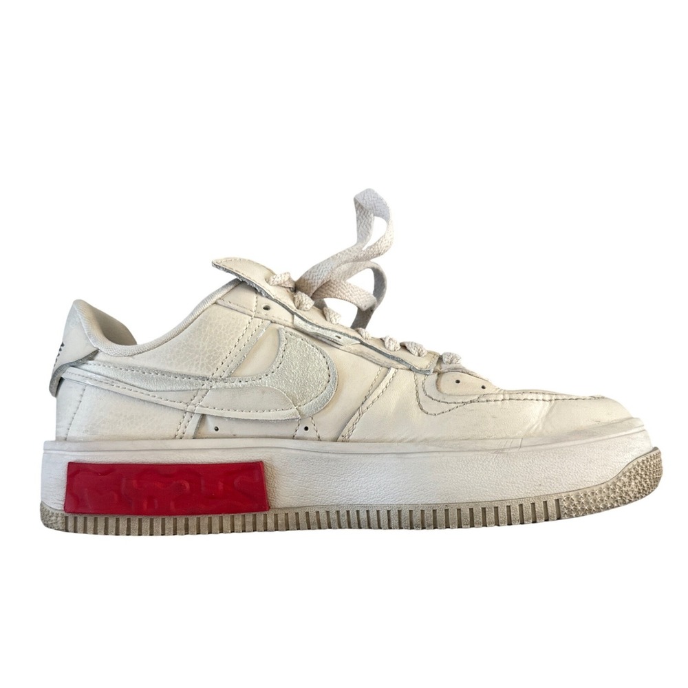 Nike Air Force 1 Fontanka Pearl White University Red DA7024-200 Womens Size 7 - Picture 7 of 11